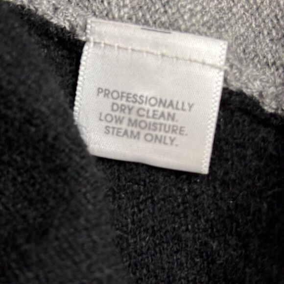 Cashmere by Charter Club Cardigan Sweater Womens L Colorblock 2 Ply HOLES STAINS - Picture 12 of 14